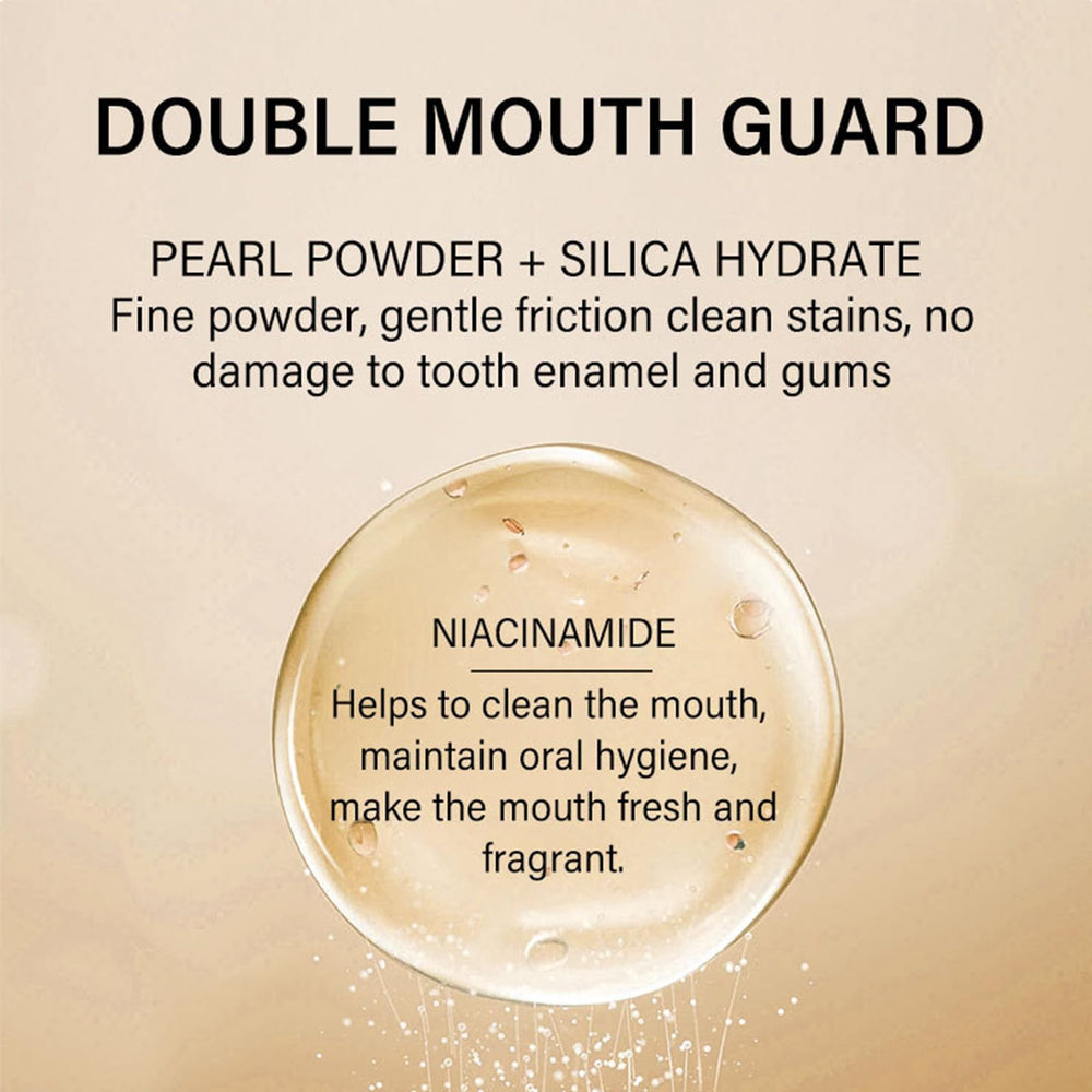 Niacinamide whitening toothpaste ingredient emphasis