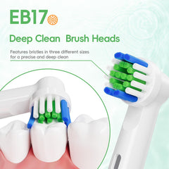 Durable Dupont bristles maintain shape for long-lasting performance