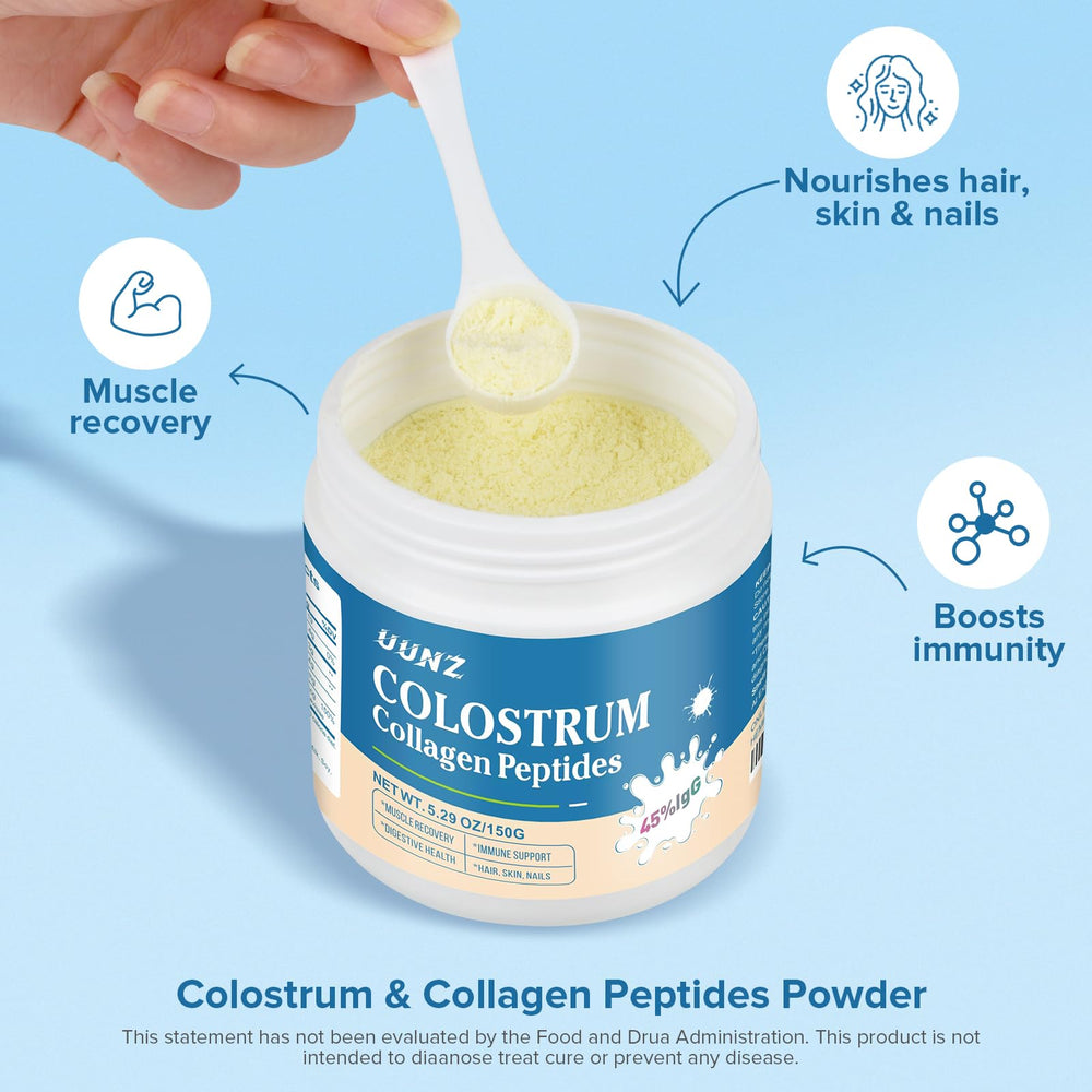 Collagen peptides supporting skin, hair, nails, bones