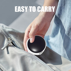 Travel-friendly portable toothbrush case with lid closed