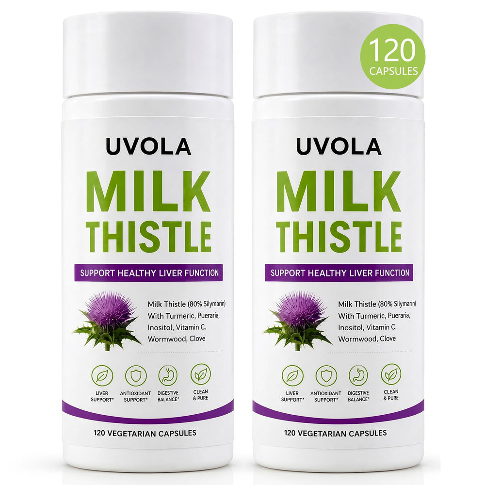 Uvola front packaging showing bottle and supplement name for clear identification