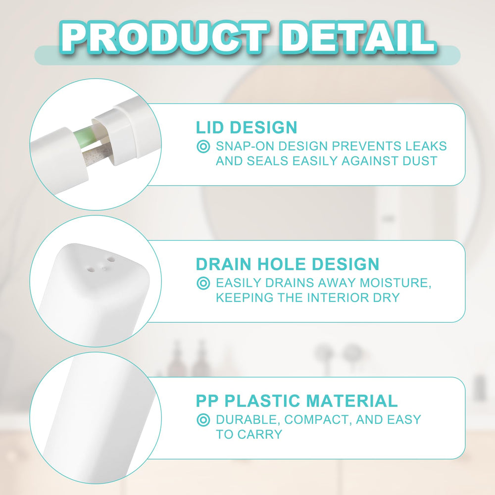 Closed two-stage travel toothbrush case with cap