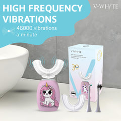 Gentle gum protection with soft silicone brush head