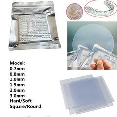 5 x 5 inch sheet for retainer vacuum forming