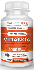 Vadik Herbs Vidanga Embelia ribes capsules – 100 VegiCaps packaging