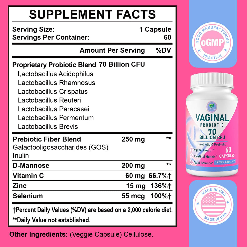 Close-up of the 13-in-1 ingredients including Lactobacillus strains and prebiotics