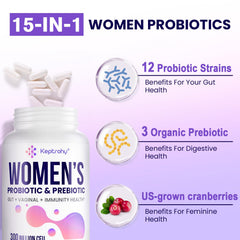 Packaging and bottle for Vaginal Probiotics for Women