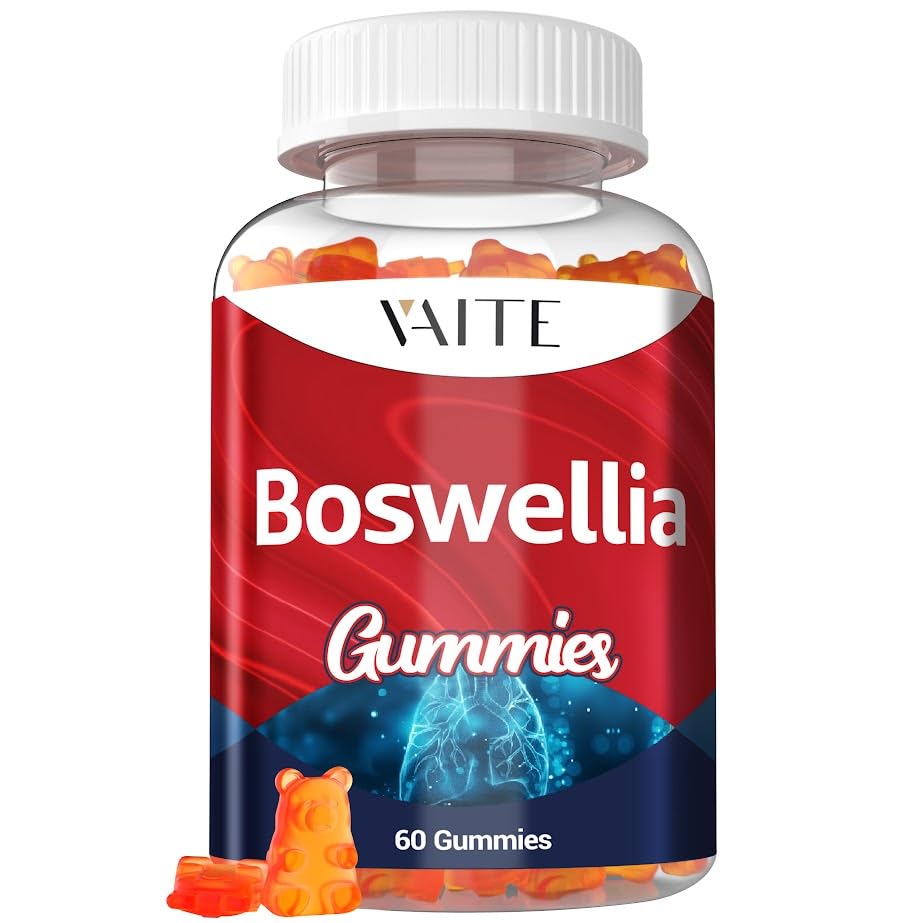 VAITE Boswellia Serrata Gummies bottle labeled 1200mg per serving
