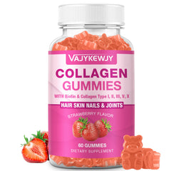 VAJYKEWJY vegan collagen gummies - 60 count hero image