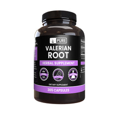 Bottle of Valerian Root capsules with 365-count