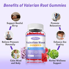 Valerian Root Gummies promoting restful sleep