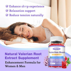 Vegan and Non-GMO Valerian Root Gummies packaging