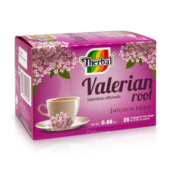 Valerian Tea 2-pack box with 50 tea bags per pack