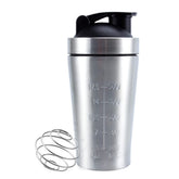 VALESKA 20oz stainless steel shaker bottle front view for durable daily use.