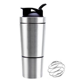 VALESKA 27 oz stainless steel insulated protein shaker bottle