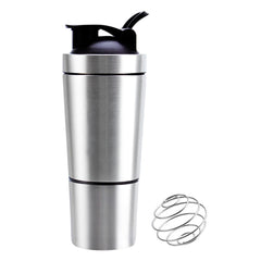 VALESKA 27 oz stainless steel insulated protein shaker bottle