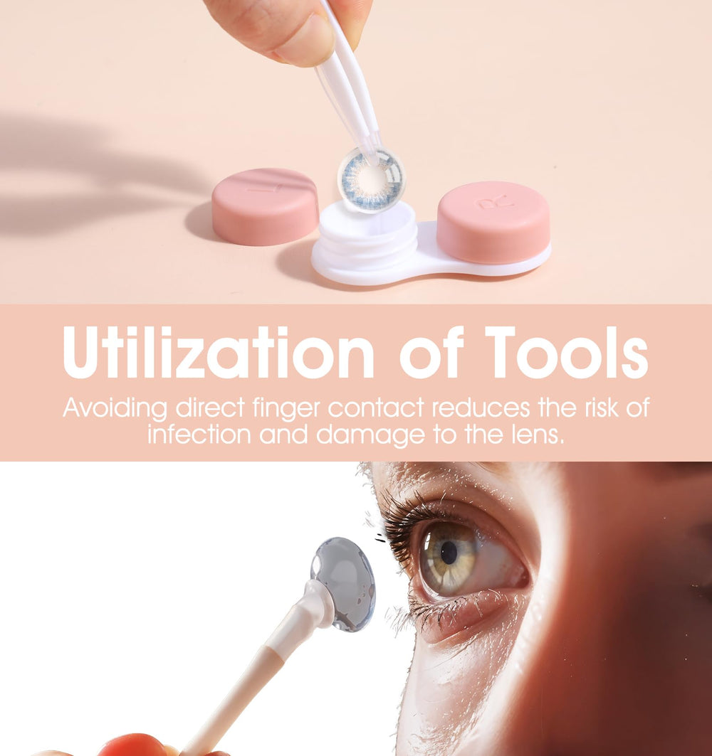 Durable plastic contact lens case protecting prescription and colored lenses