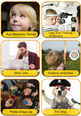 Vandorla eye patch in blue color