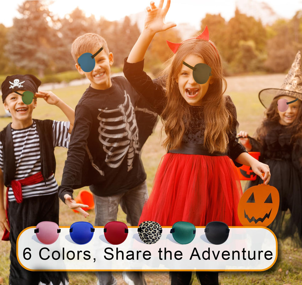 Vandorla eye patch in red color