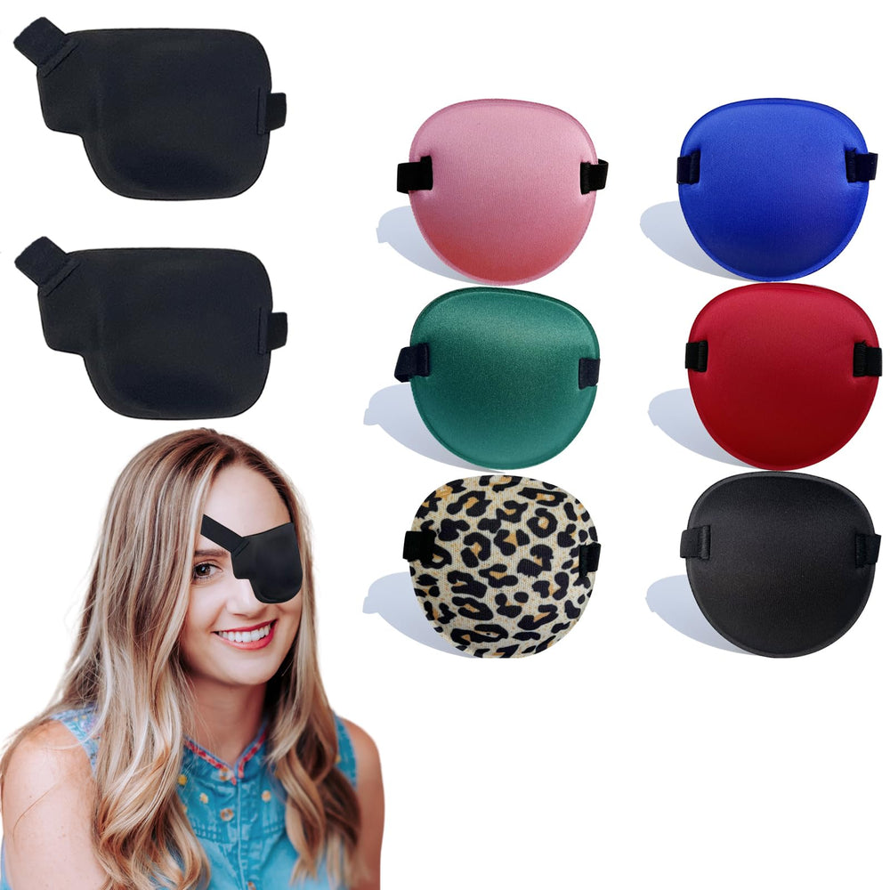Six soft, adjustable Vandorla eye patches overview