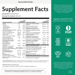 Serving idea: vanilla prenatal powder added to smoothie or oats