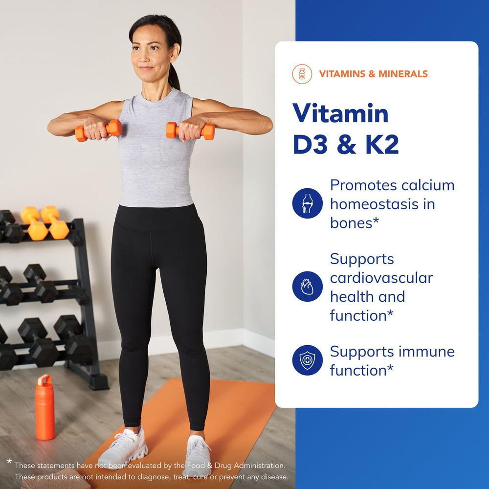 D3 & K2 for vascular health support