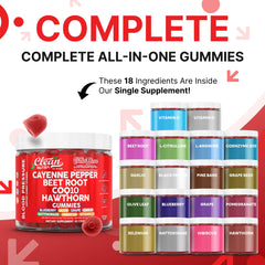 Close-up of cayenne pepper gummies