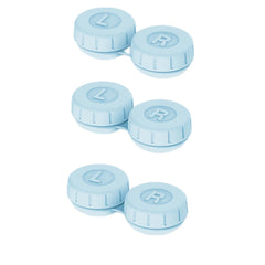 Vastsoon 3-piece blue contact lens case set