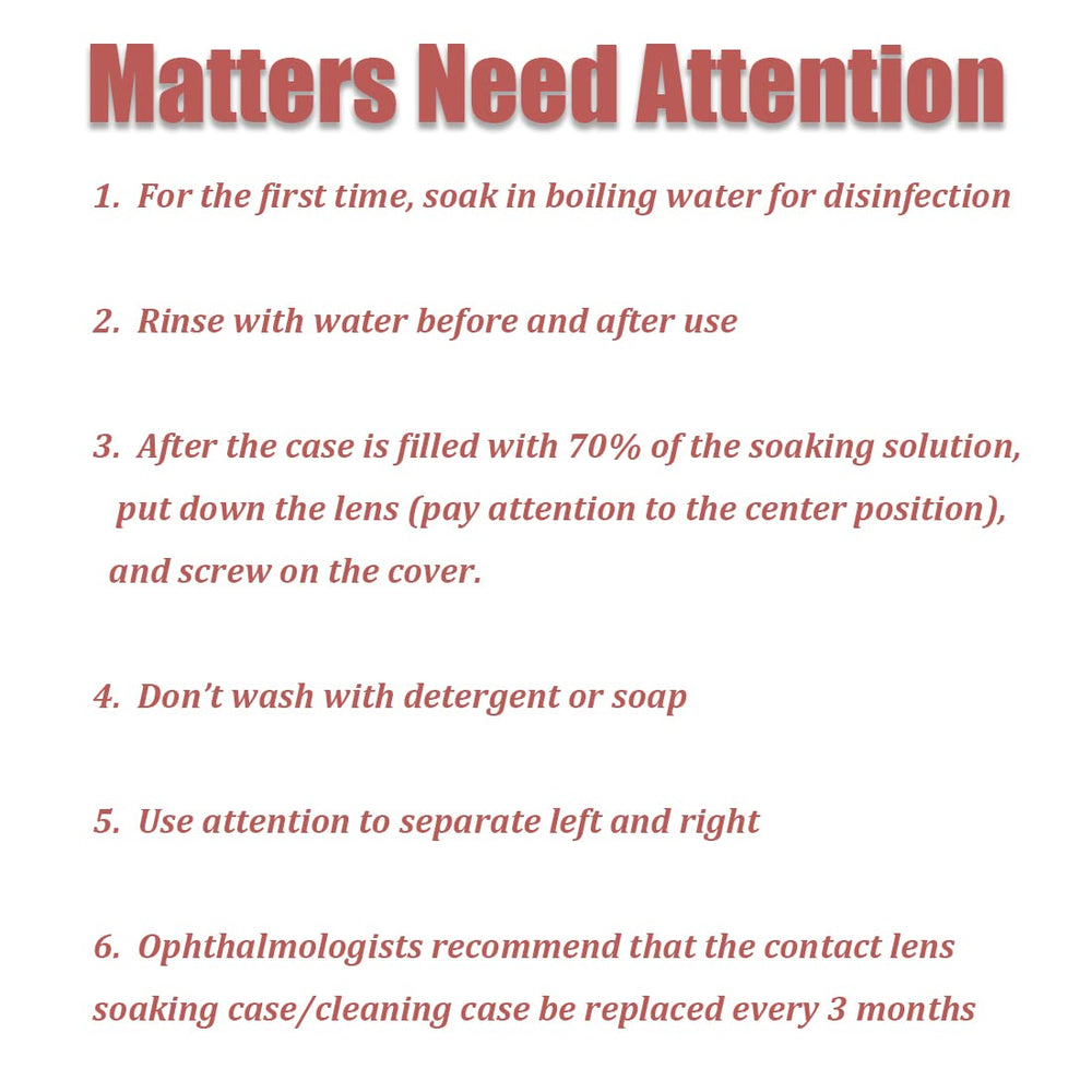 Bottom striped design on Vastsoon pink lens case to prevent sediment adhesion