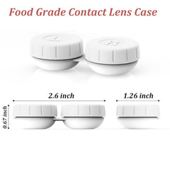 Portable replacement contact lens case for Vastsoon cleaner machine