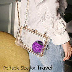 Package contents: lens case with mirror, solution bottle, tweezer, suction stick