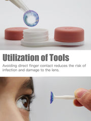 Remover and applicator tools included in the kit