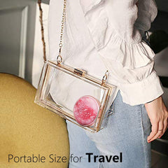 Compact travel packaging for Vastsoon Rose Gold Lens Case