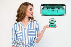 Included solution bottle for contact lenses