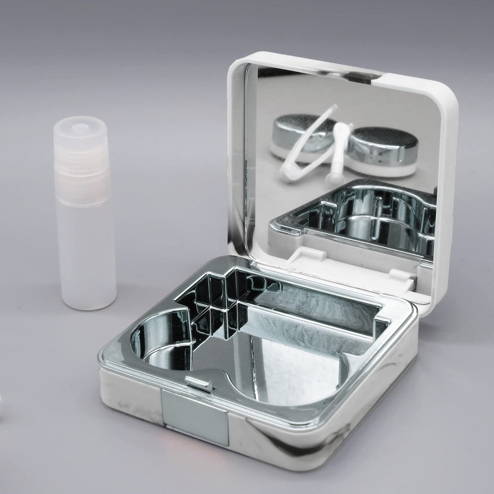 Elegant marbled design storage case for daily use