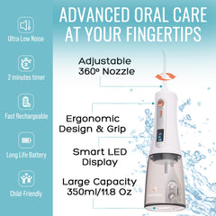 VAUGEN cordless water flosser side profile