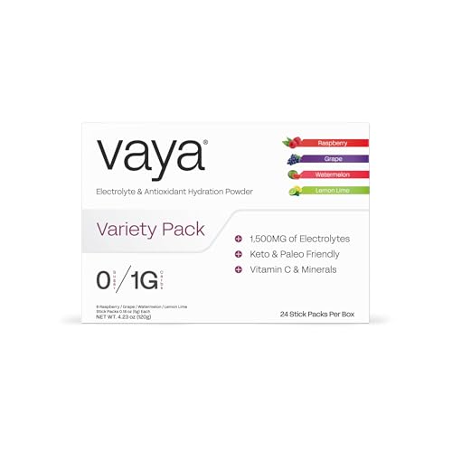 Vaya electrolyte raspberry pour showing quick hydration