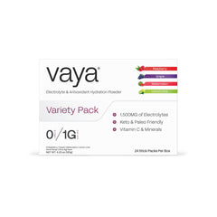 Vaya electrolyte raspberry pour showing quick hydration