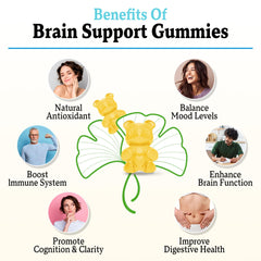 60-count bottle of Vazatisi Ginkgo Biloba Gummies