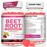 Vazatisi Beet Root Gummies bottle front shows brand logo and energy-ready design.