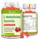 Vazatisi L-Methylfolate 15 mg Gummies Raspberry bottle front view