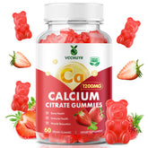 VCCHUYH Calcium Citrate Gummies 1200mg Strawberry - 60 Count Hero Image