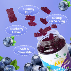 Non-GMO, gluten-free vegan-friendly magnesium oxide gummies ingredients