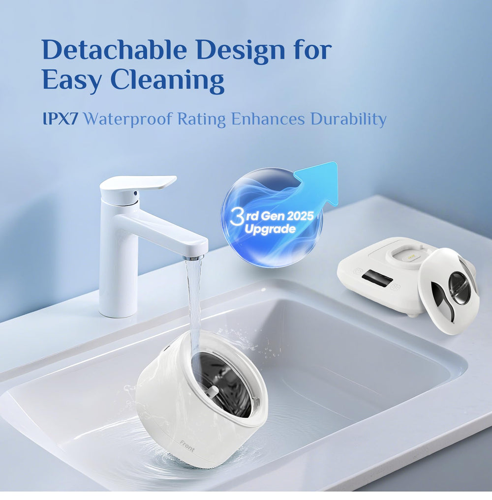 Control panel showing 4 cleaning modes