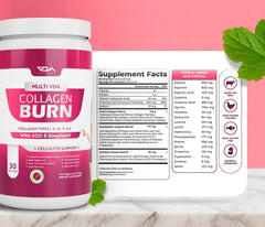 Wellness routine collagen powder for an active lifestyle