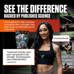 Made in USA vedge vegan collagen powder packaging