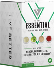 Front view of Vedge Vegan Omega-3 Multivitamin bottle