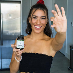 Third-party lab certification badge for Vedge Omega-3 Multivitamin