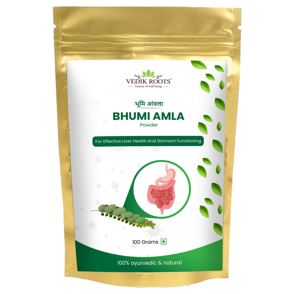 VEDIKROOTS Bhumi Amla powder packaging 100 g