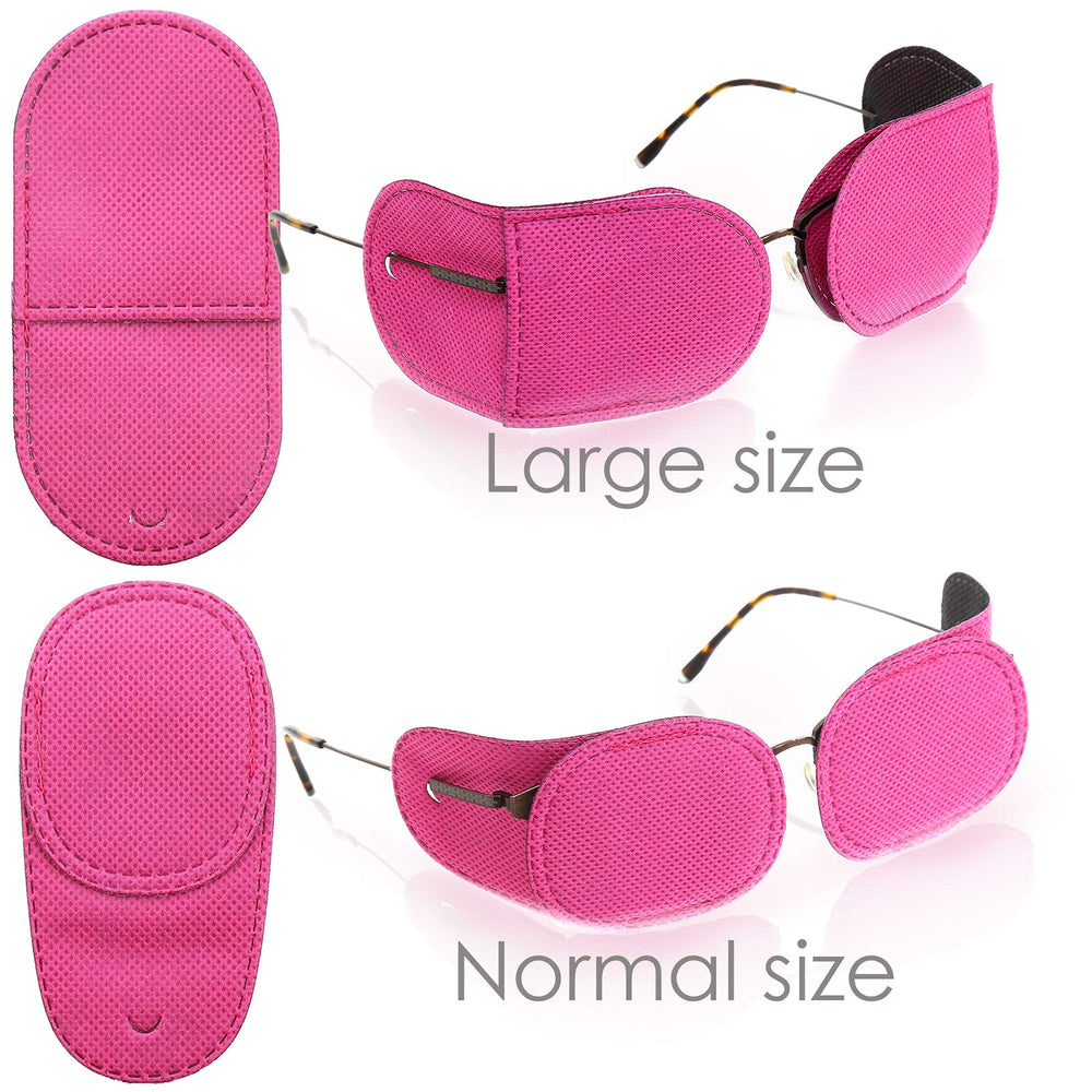 Breathable, skin-friendly pink eye patches designed for comfortable wear